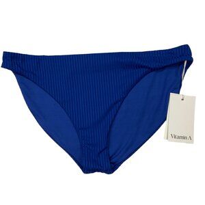 Vitamin A Midori Bikini Bottom 12 XL Blue Lagoon Swimwear